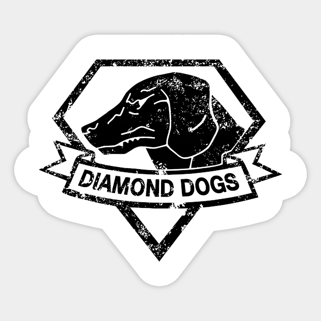 Diamond (Black) Sticker by anghela